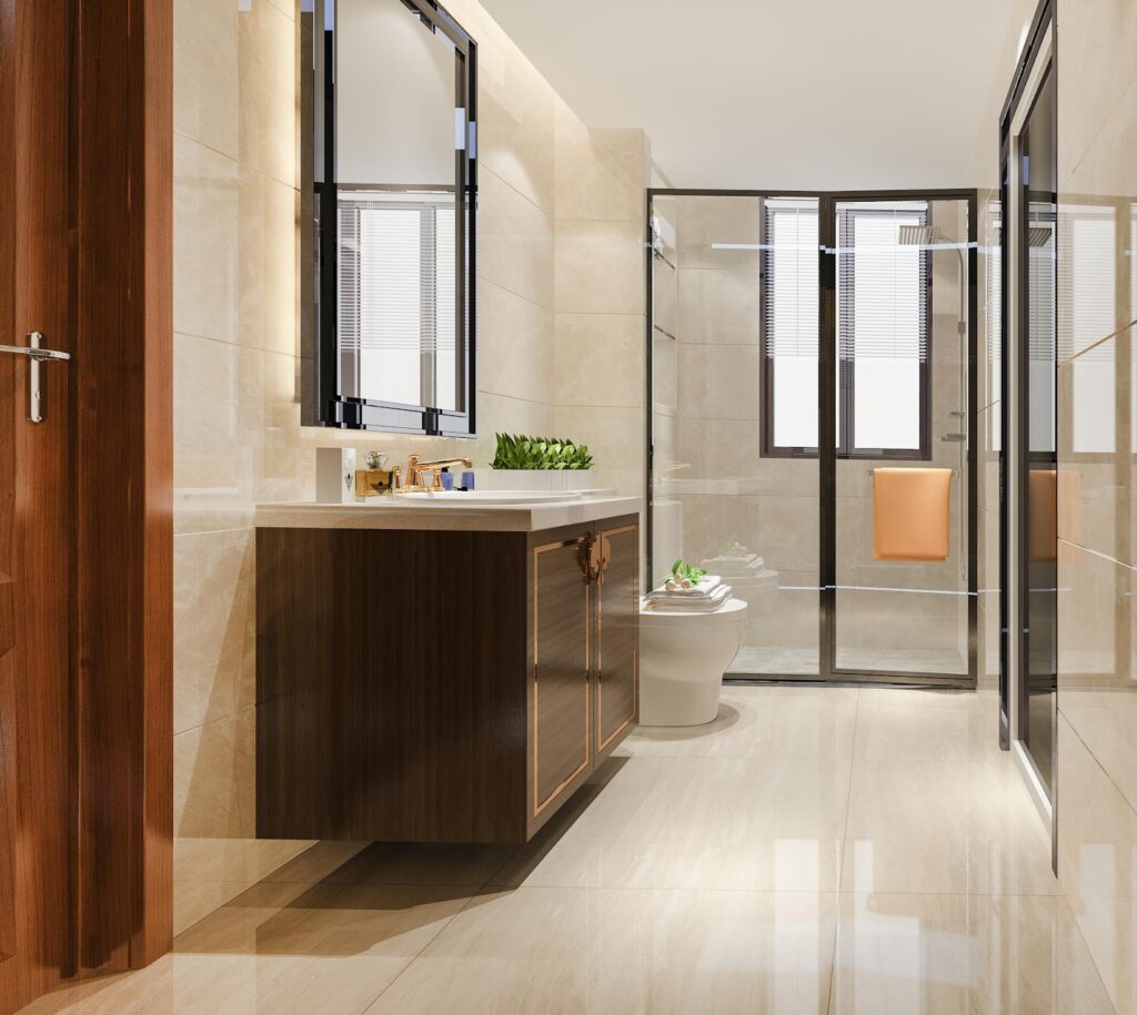 a bathroom