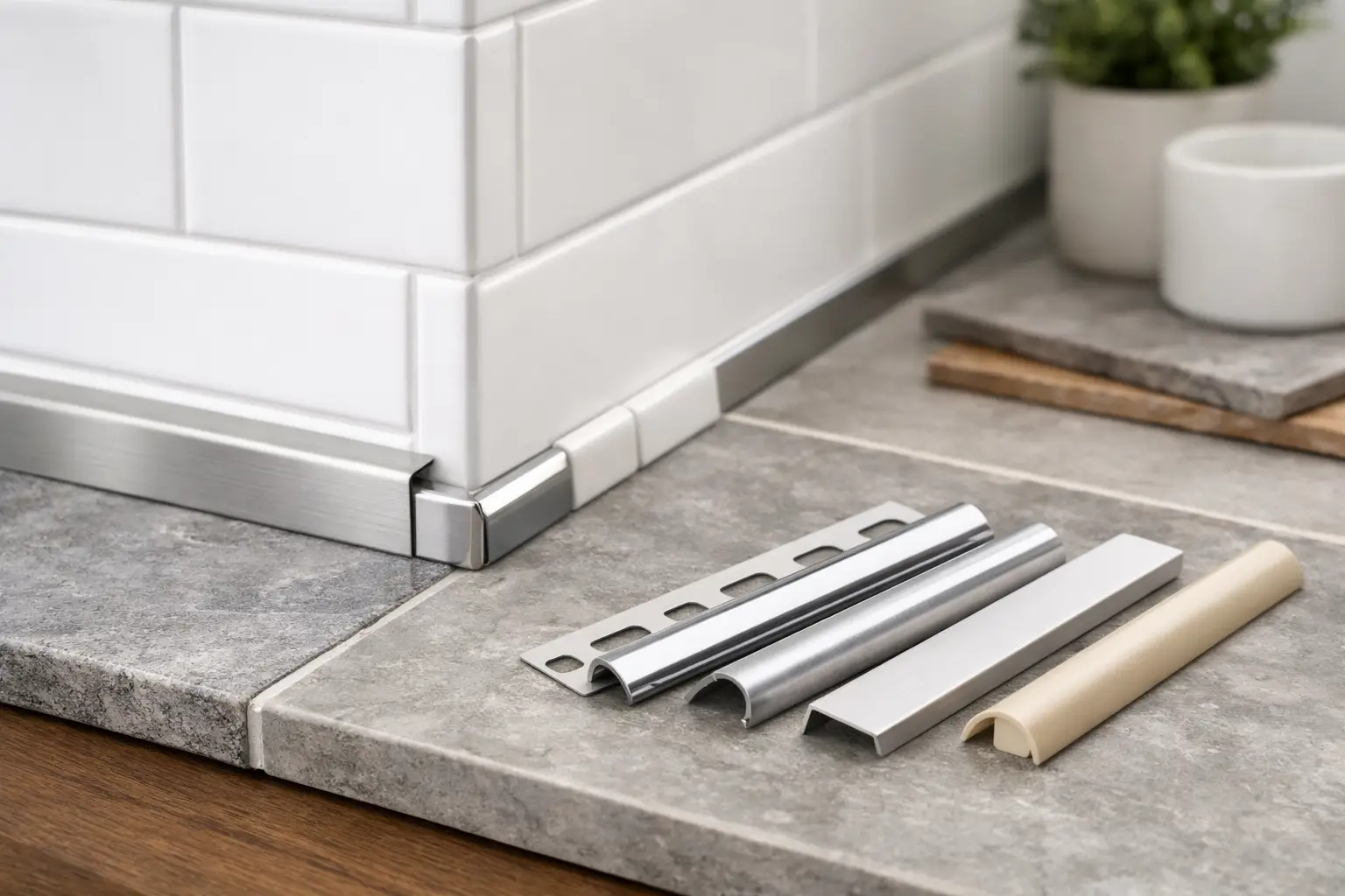 Tile Edge Trim Options for a Cleaner Finish