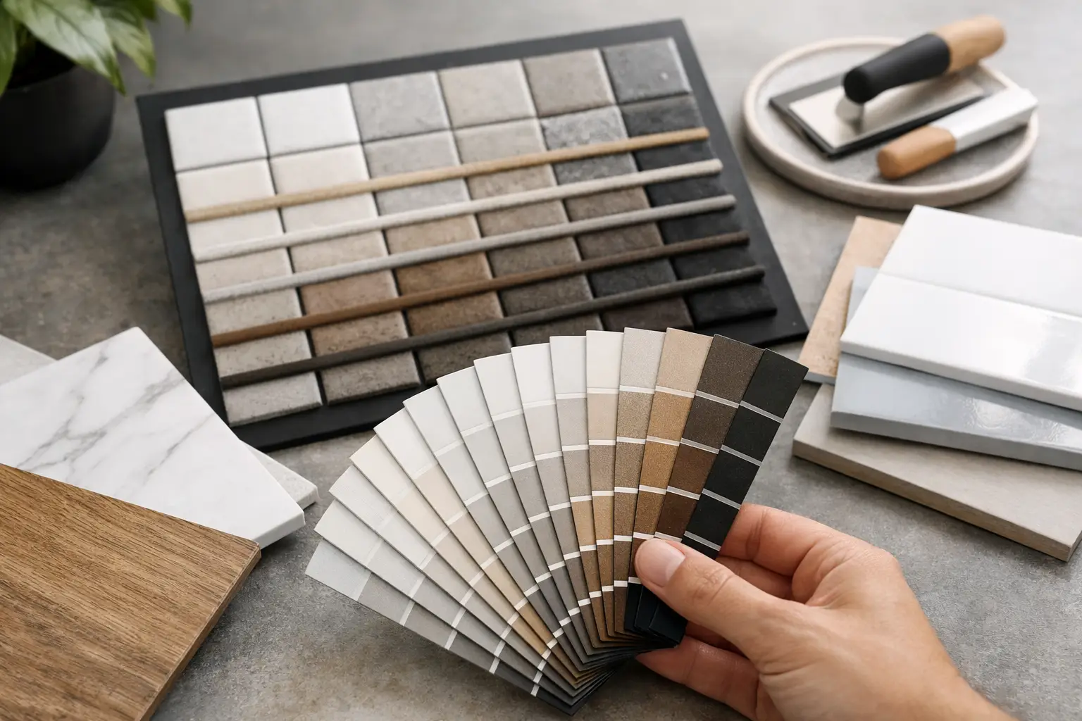 How to Choose Grout Colour for Your Tiles
